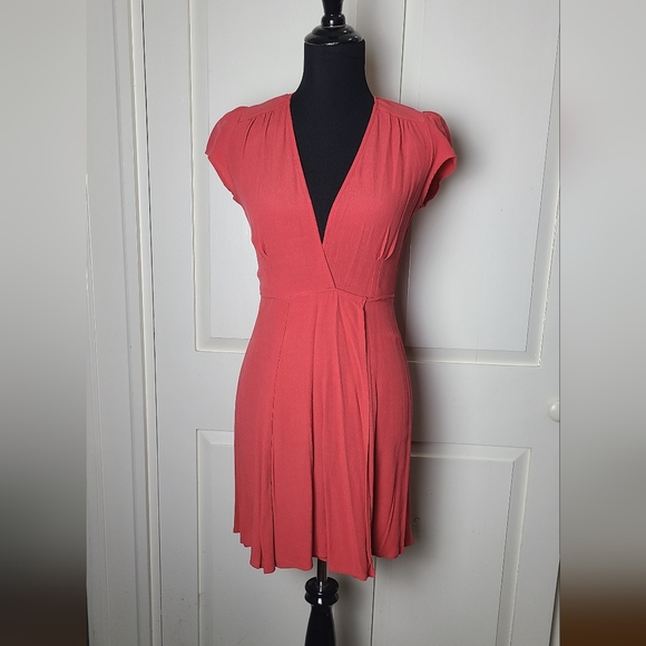 REFORMATION Raquel Wrap Mini Dress - Picture 2 of 6